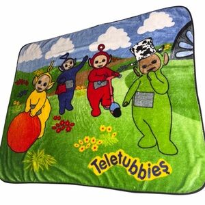 Teletubbies Kids Blanket - Vibrant Multicolor Design